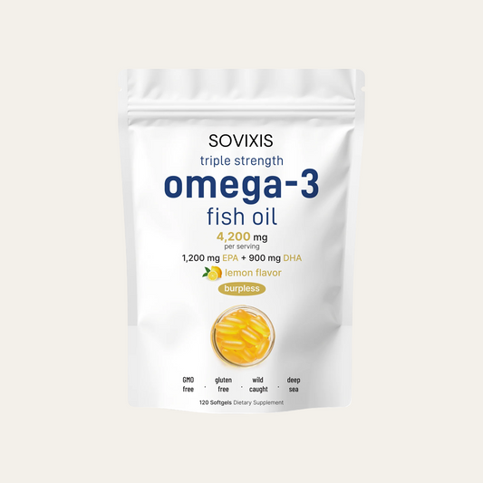 Triple Strength Omega 3 Fish Oil Softgels