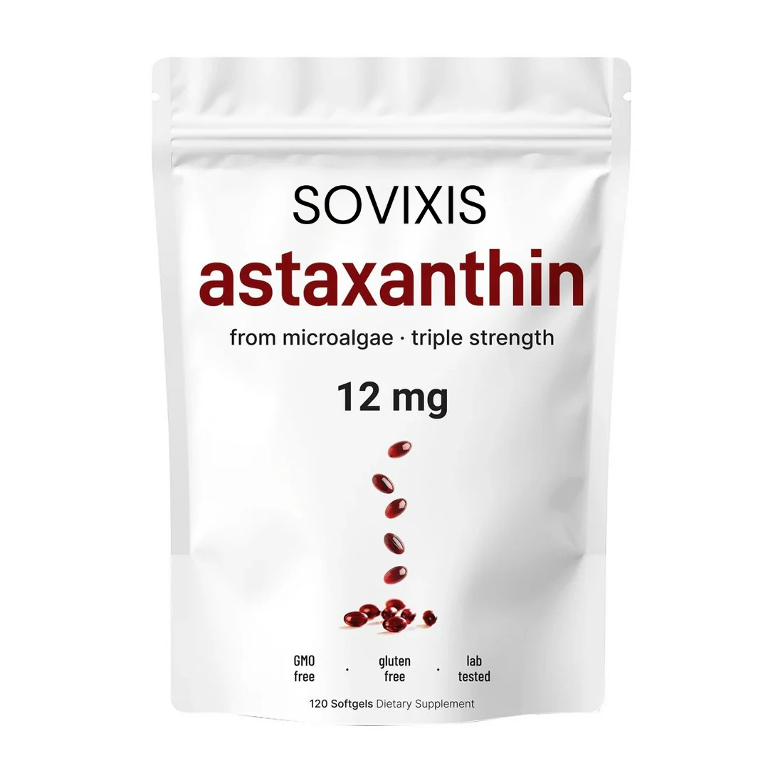 Astaxanthin Softgels for Skin Health, Anti-Aging, and Eye & Brain Health